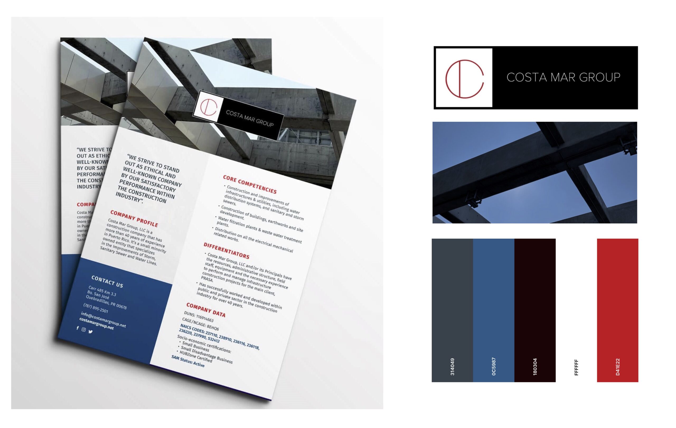 architecture general contractor engineering marketing website design