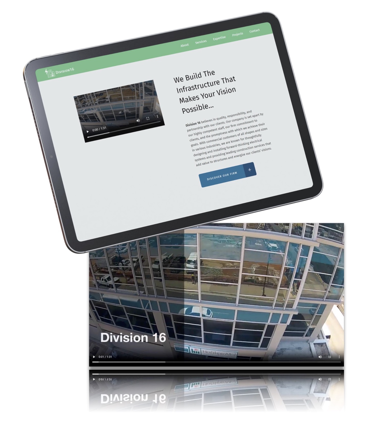 architecture general contractor engineering marketing website design